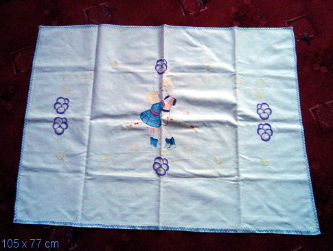 Starožitný textil - dečky, zavinovačka, kapesníčky - 4