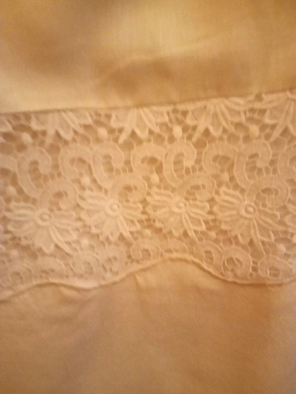 šaty smetanové s krajkou - 4