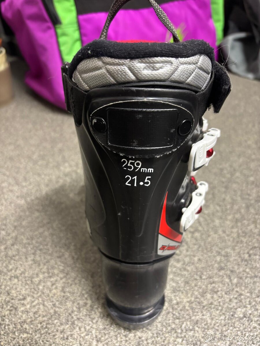 Lyže 120 + hůlky 95 + lyžáky 21,5 - 4