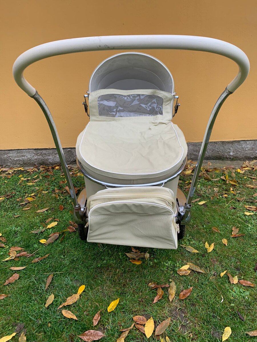 Retro kočárek pro miminko Frankonia - 4