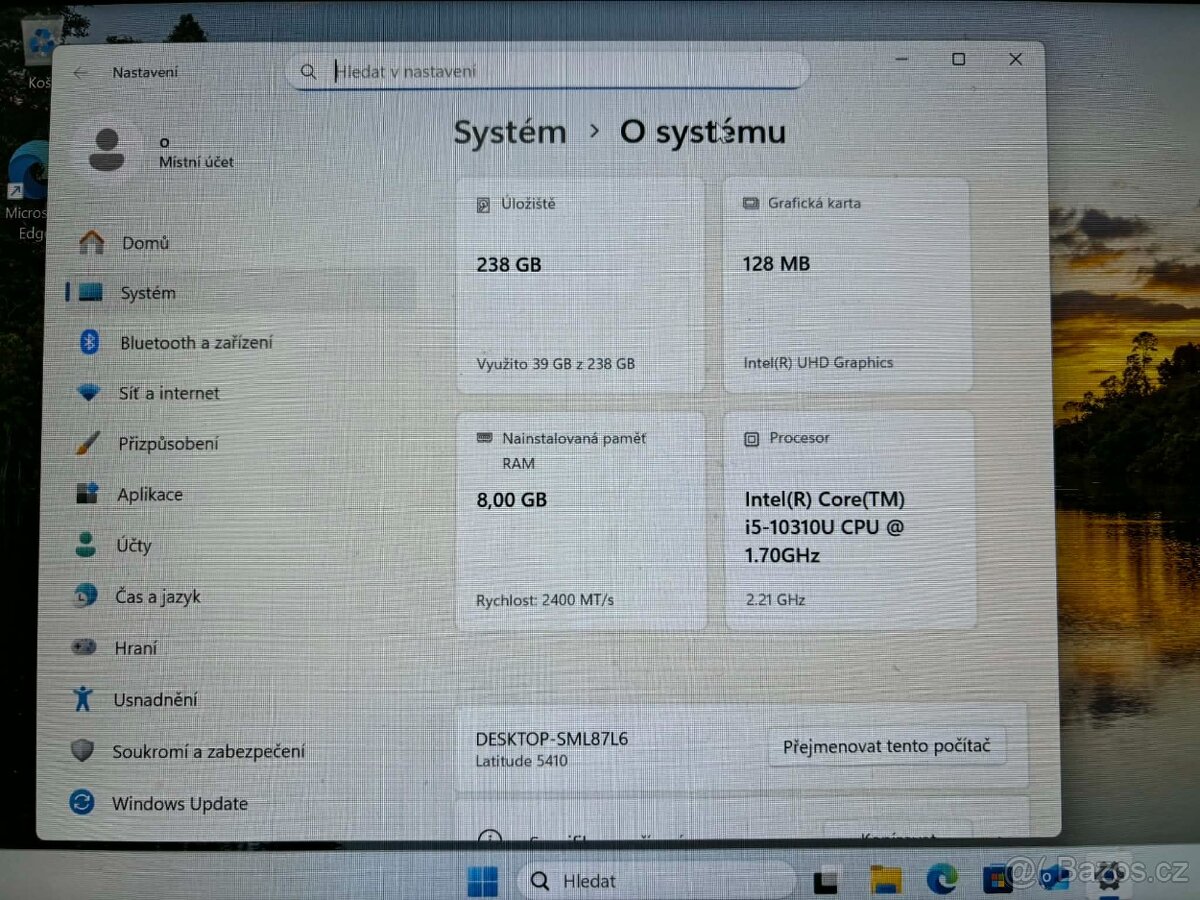 Dotykový notebook Dell 5410 i5 10gen - 4
