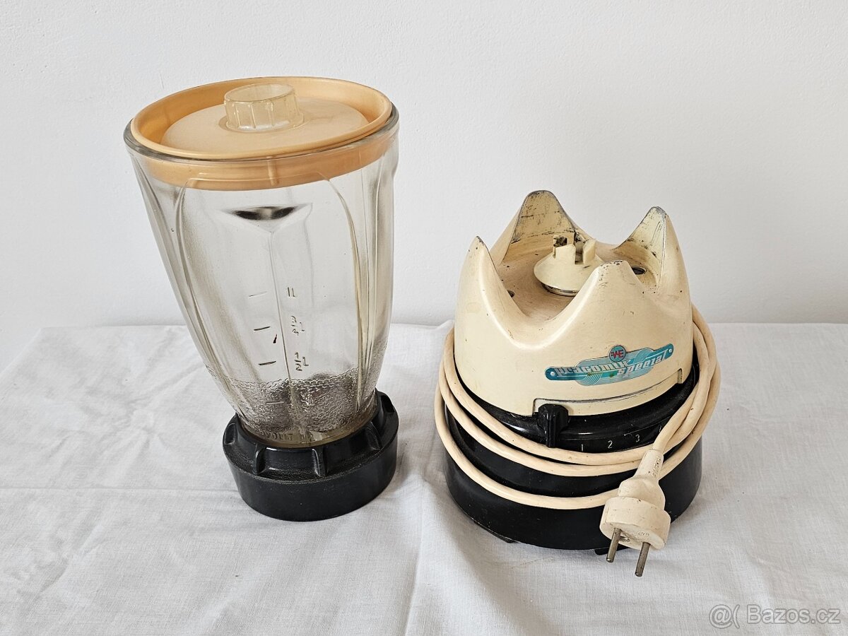 Starý retro mixér "Pragomix Special" - 4