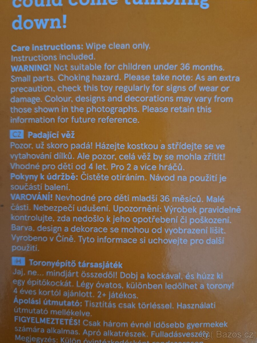 Dřevěná hra padající věž - 4