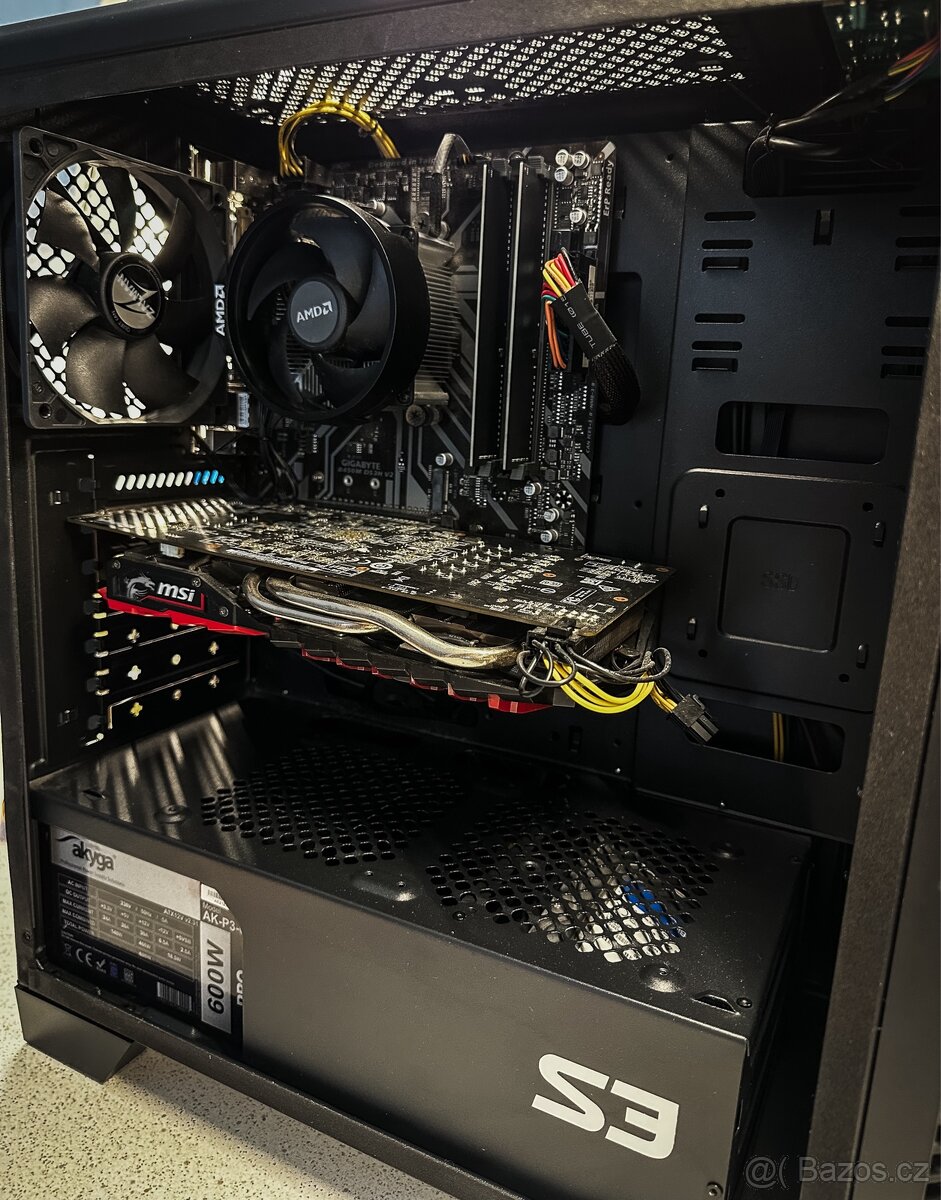 Prodám herní PC – Ryzen 5 3600 / RX 570 / 16 GB RAM - 4