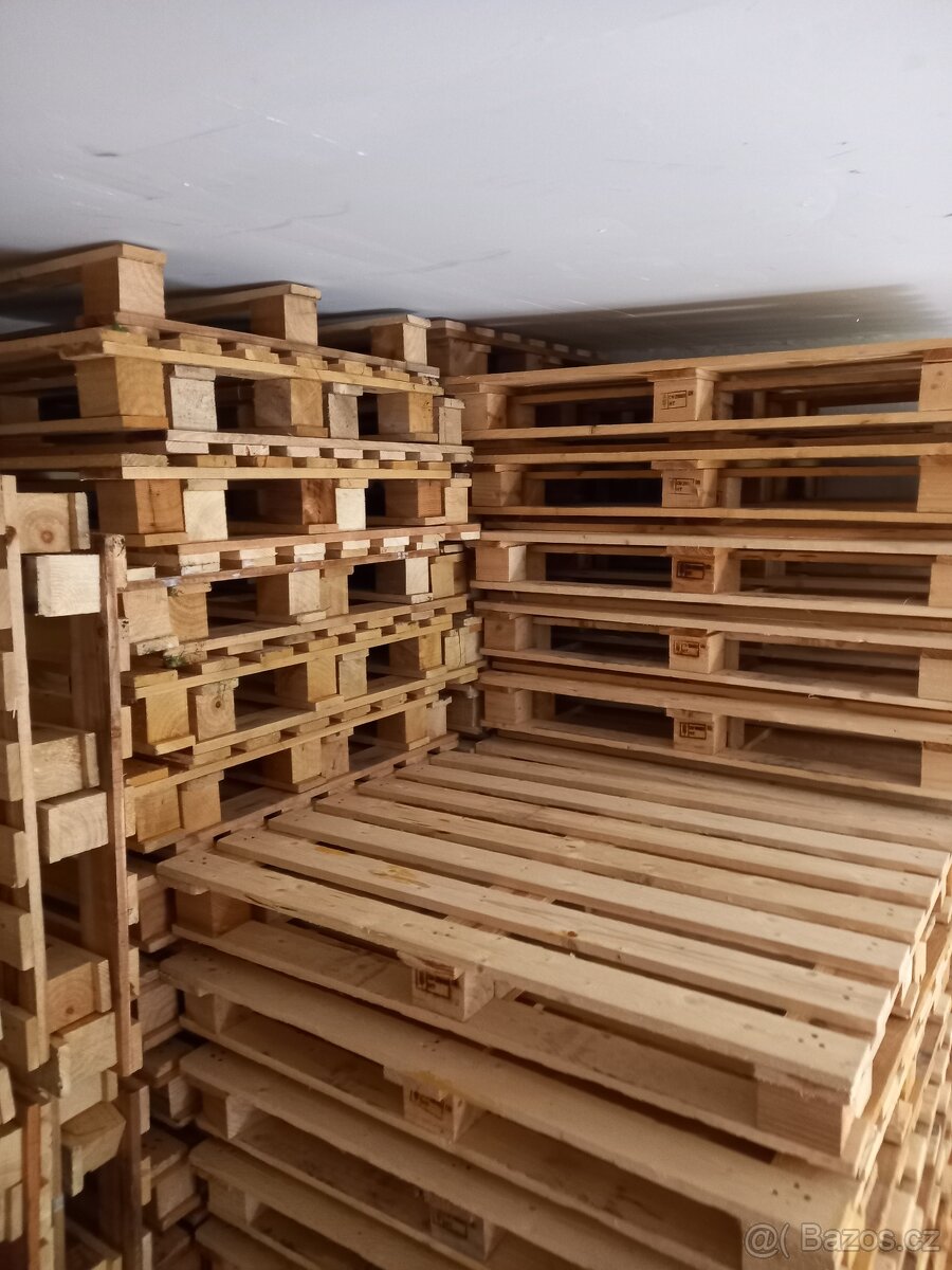 Palety 100/80 nové, celodřevěné - 4