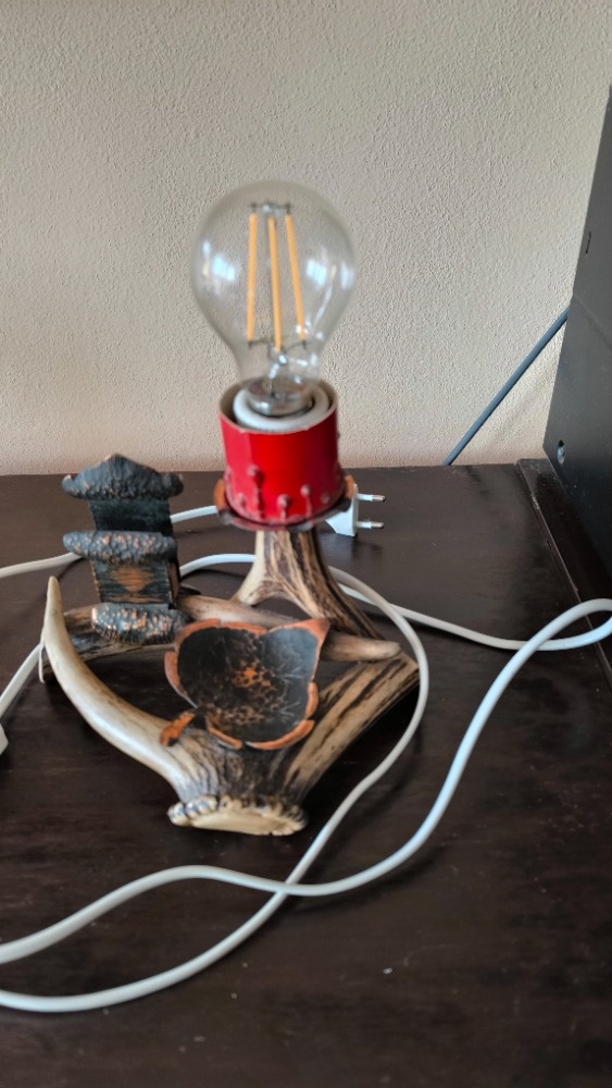 Stolní lampa z paroží - 4