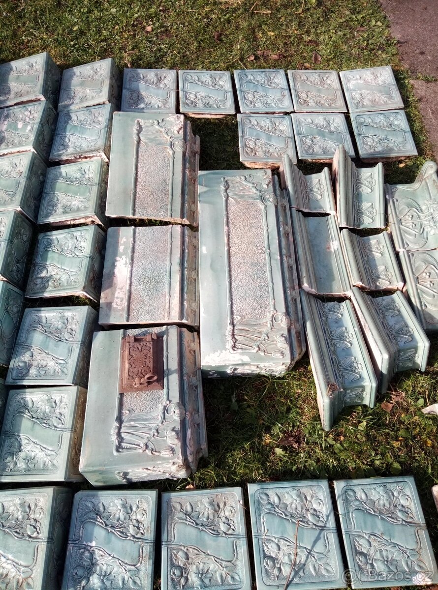 Rozebraná kachlová kamna - 4