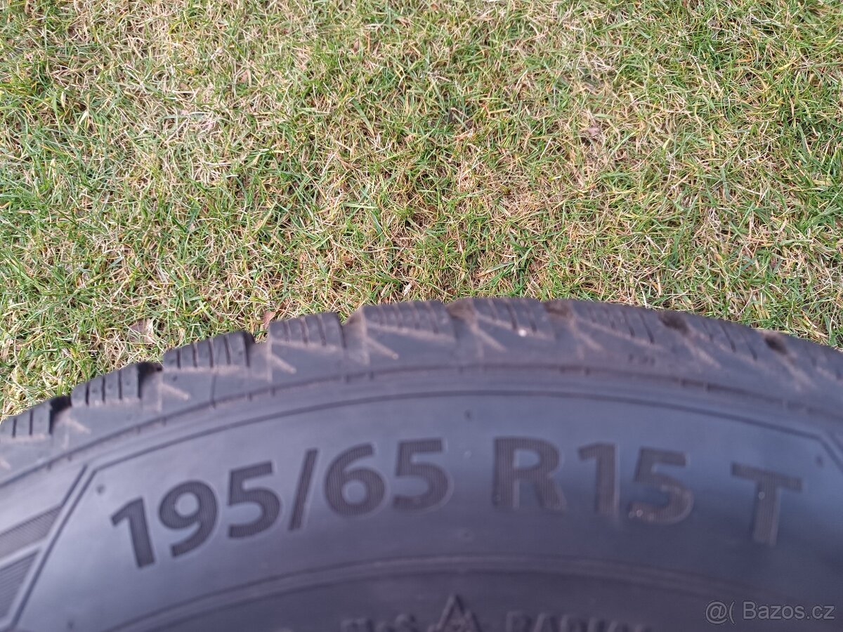 PRODÁM ZIMNÍ ALU KOLA 5x100 SE ZIMNÍMI PNEU 195/65R15 - 4