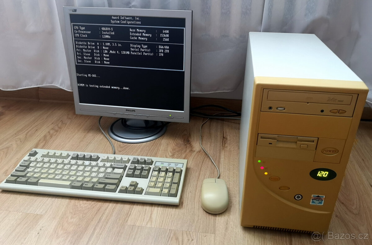 Predám Retro PC 486 DX4 120MHz (24) - 4