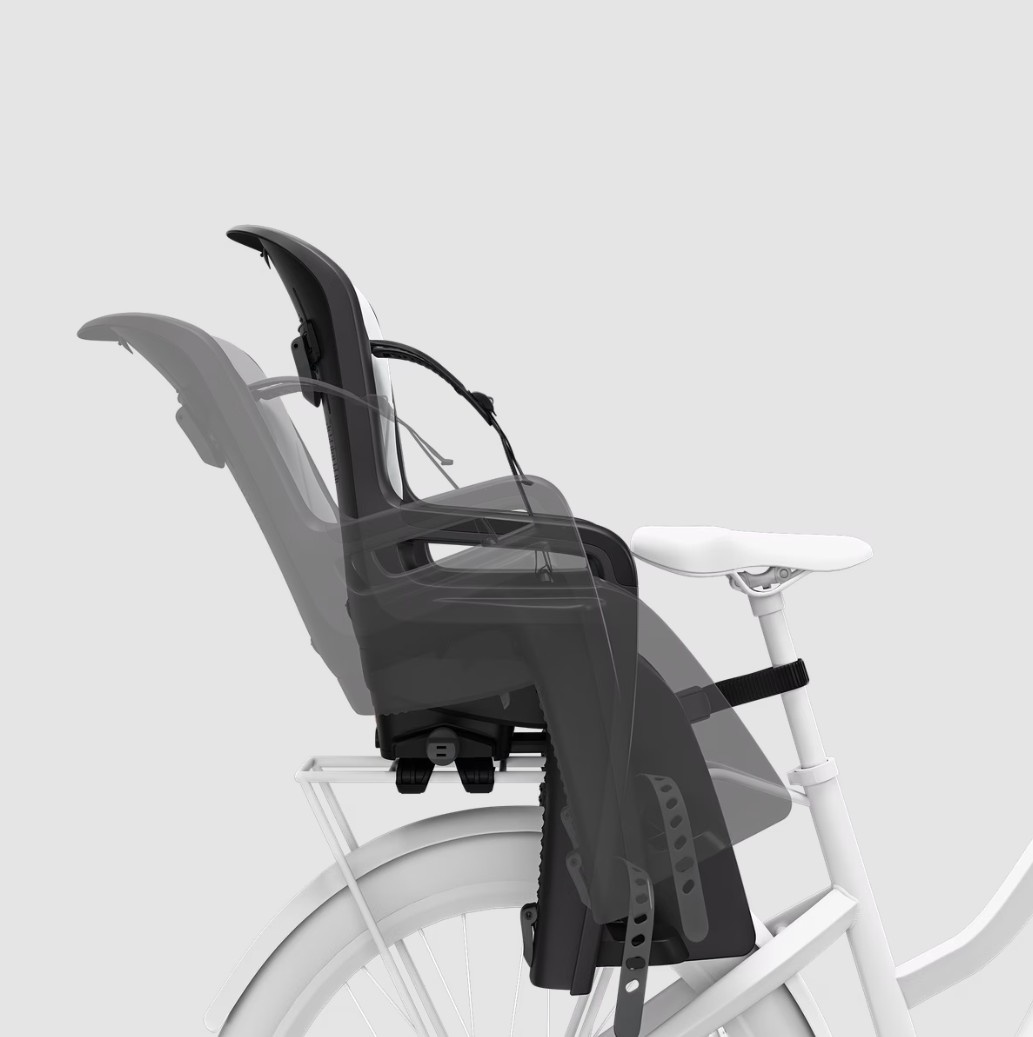 Cyklosedačka na nosič Thule RideAlong 2 nová tmavě šedá - 4