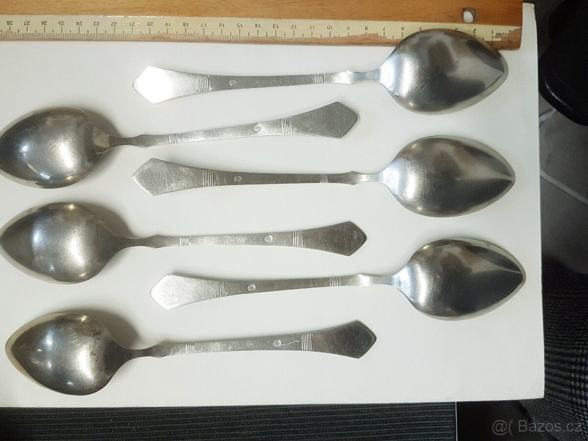 Polevkové lžíce starozitné - 4
