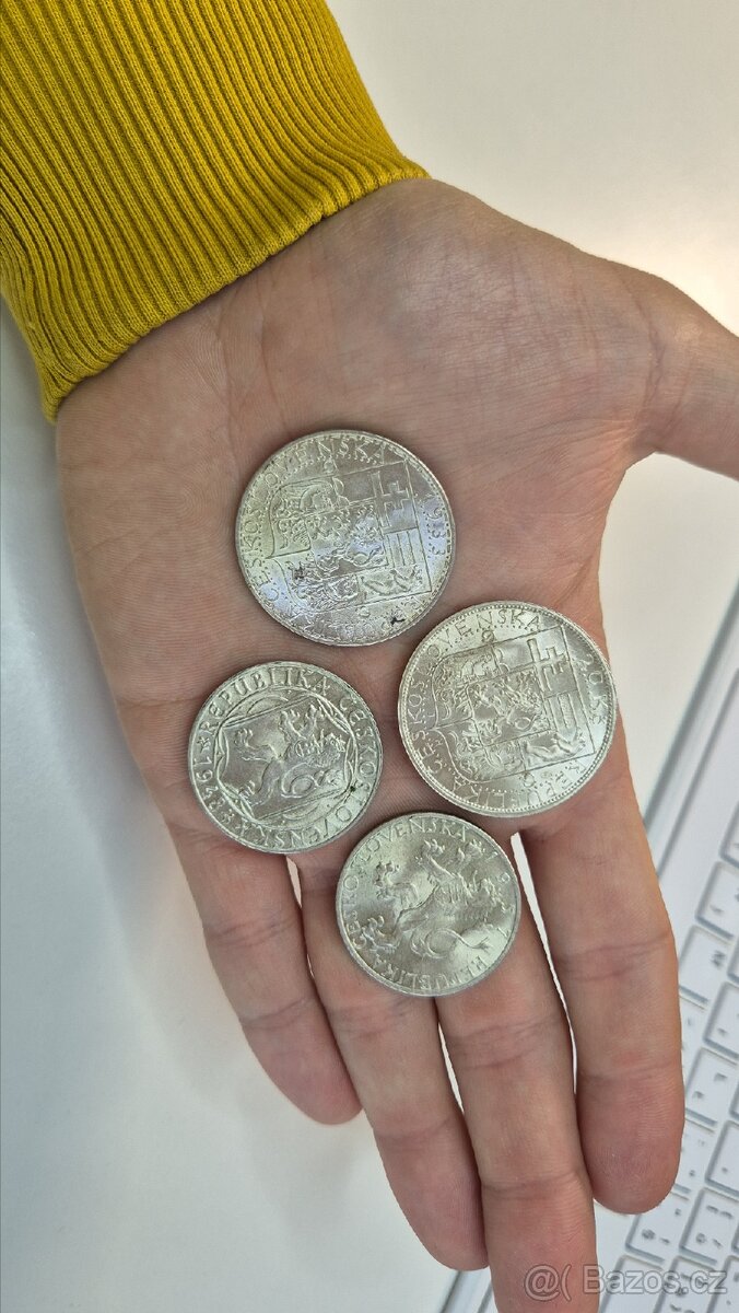 Stříbrné mince ČS - 4