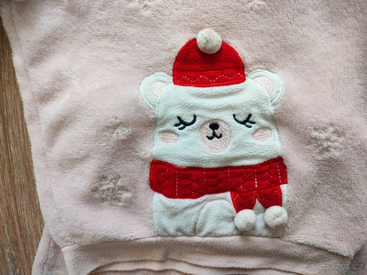 Dětské teplé pyžama vel. 98 - 4