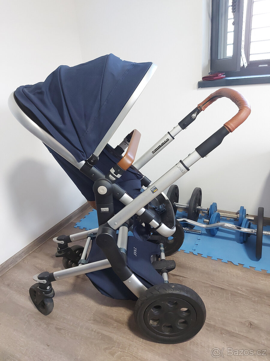 Kočárek modrý JOOLZ + autosedačka vajíčko - 4