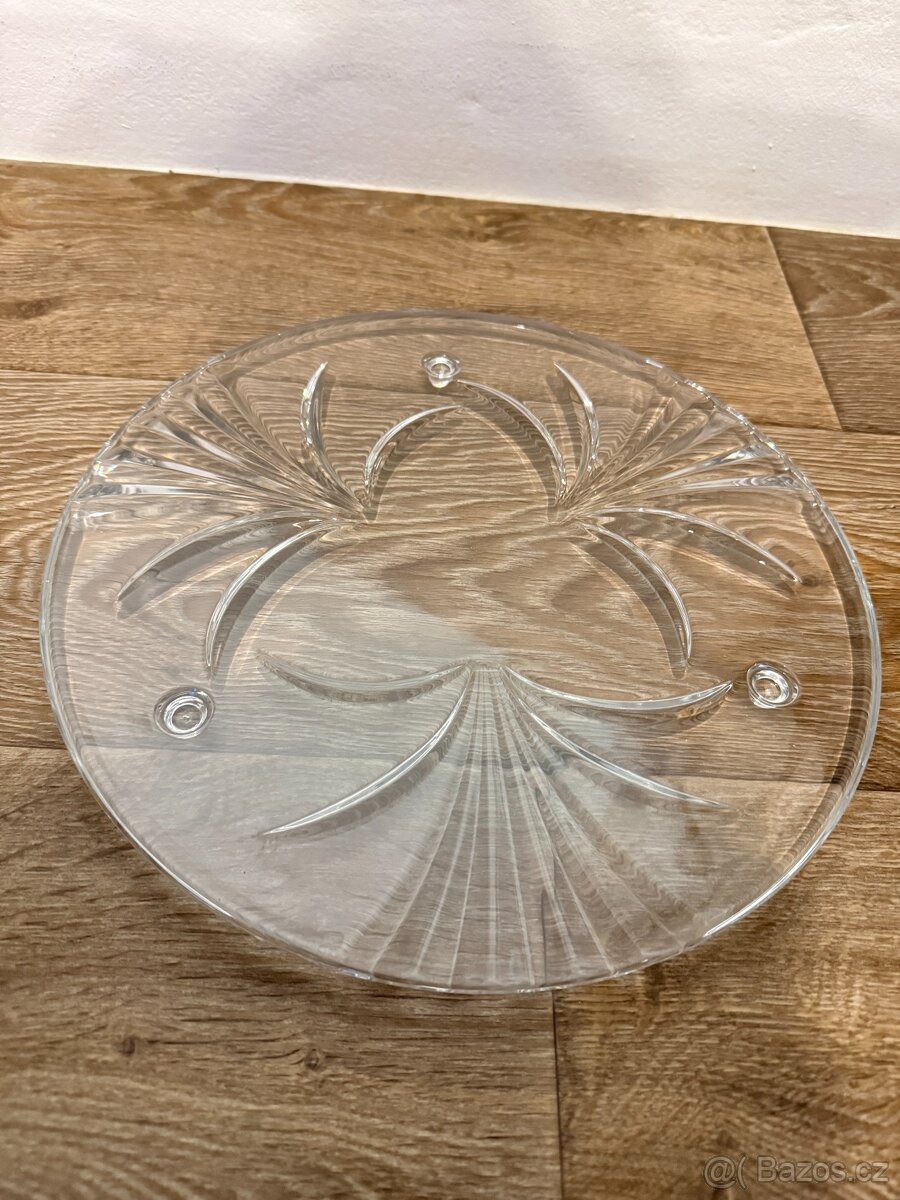 Křišťálová karafa s podnosem - 4