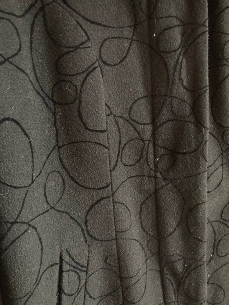 Černy, zimní kabat - 4