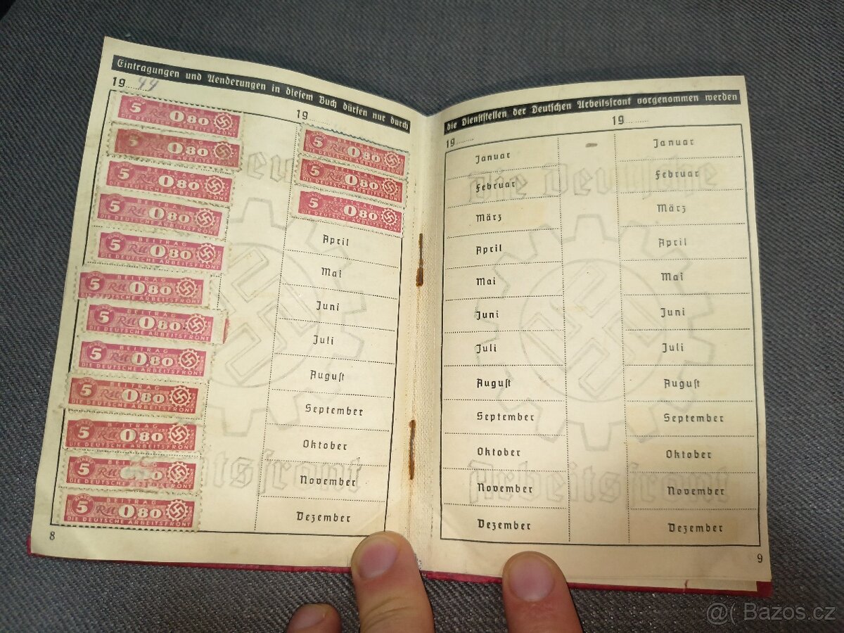 Členská knižka ww2 - 4