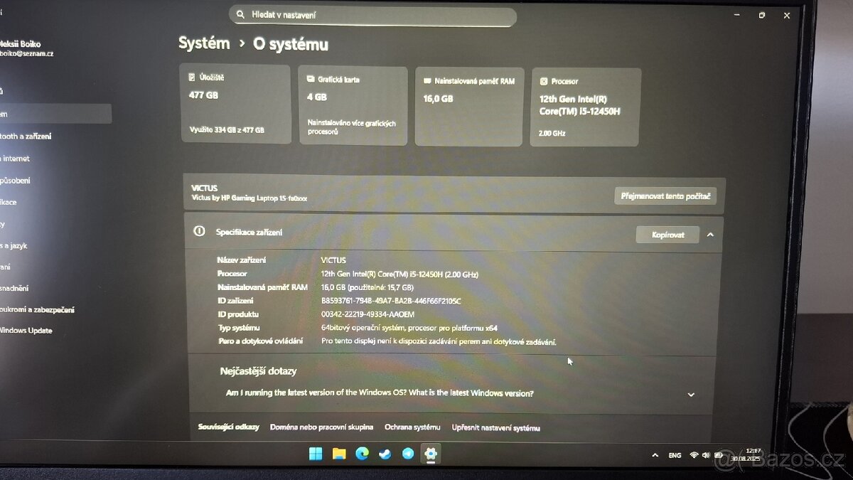 Notebook HP Victus - 4