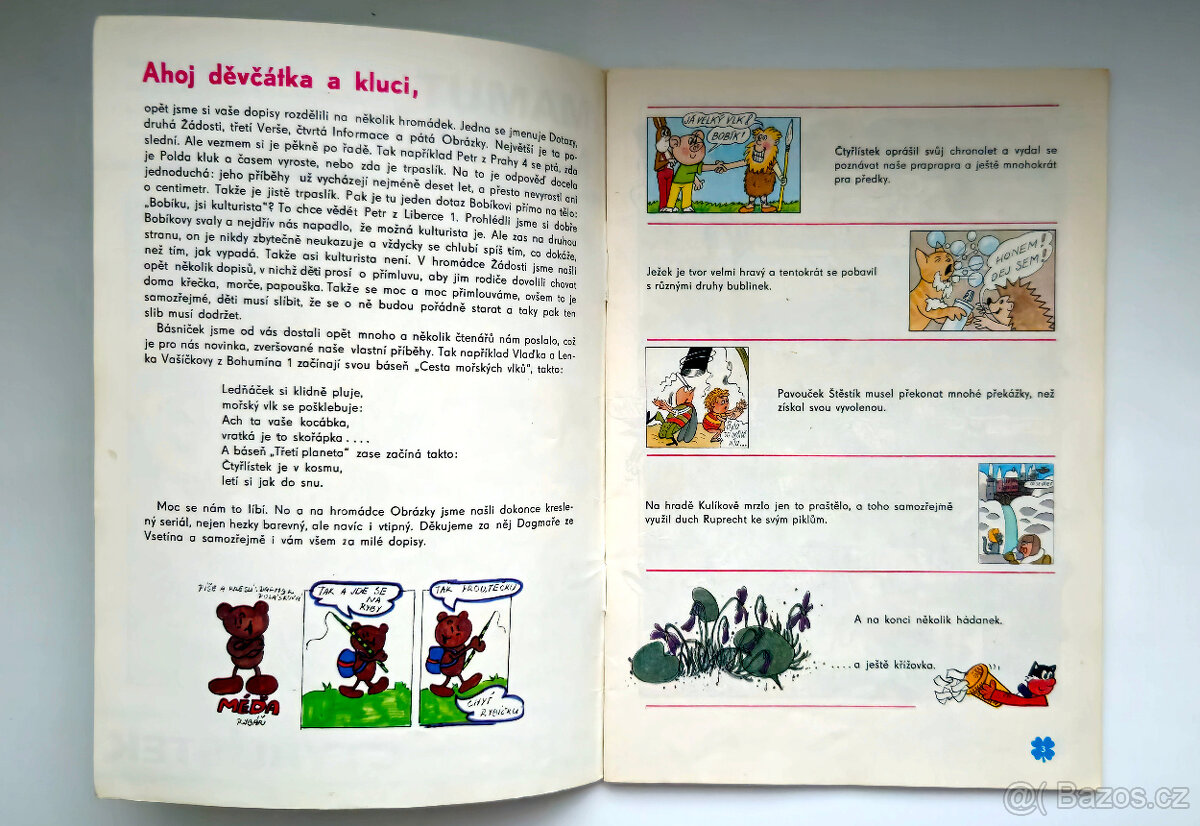 Čtyřlístek č. 126 - Mamut na kmíně - Original - 4