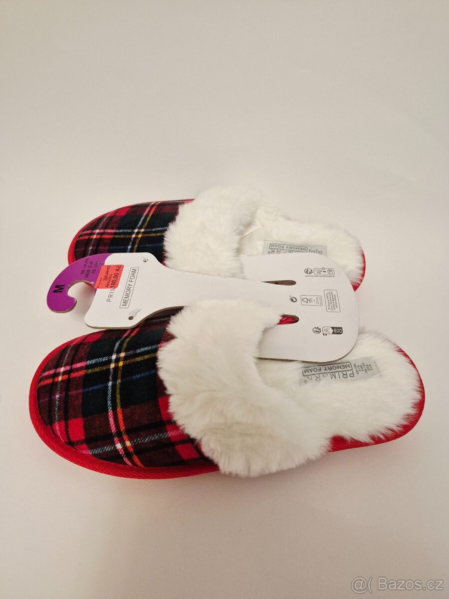 Nové dámské pantofle, velikost 38-39 - 4