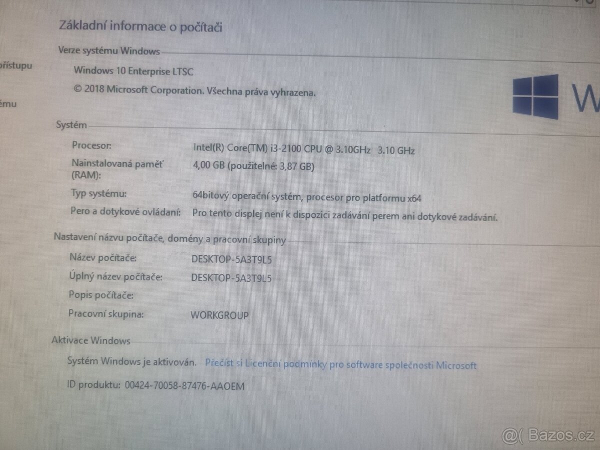 Stolní mini PC Fujitsu Esprimo E900, Intel i3⭐ - 4