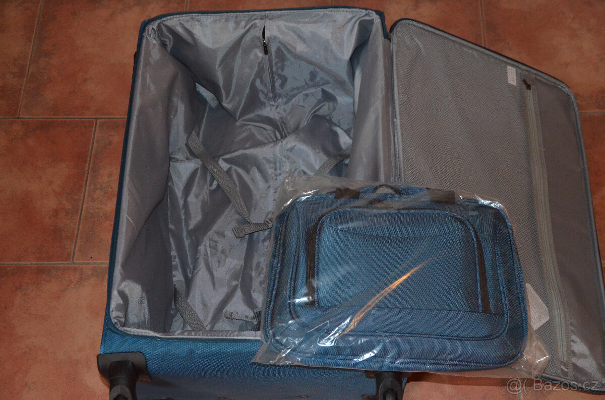 Prodám nový větší cestovní kufr v tyrkysové barvě - 4