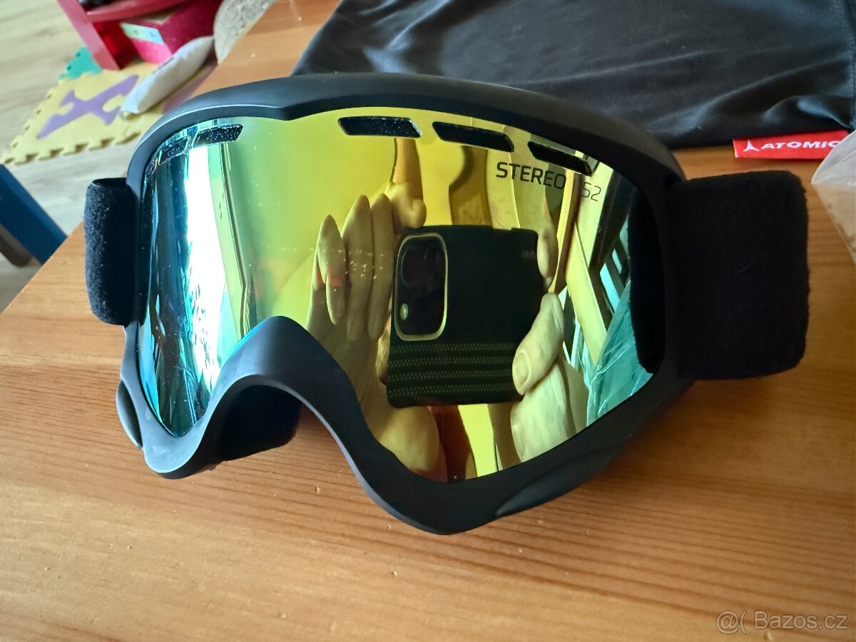 dětské lyžařské brýle ATOMIC, 2 x sklo jako nové - 4