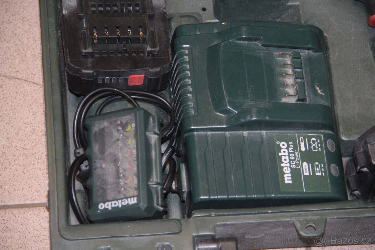 METABO Akumulátorový šroubovák BS 18 L Set 18V 2x2Ah MD - 4