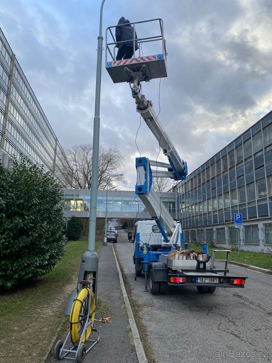 Elektro instalace- výškové prace - 4