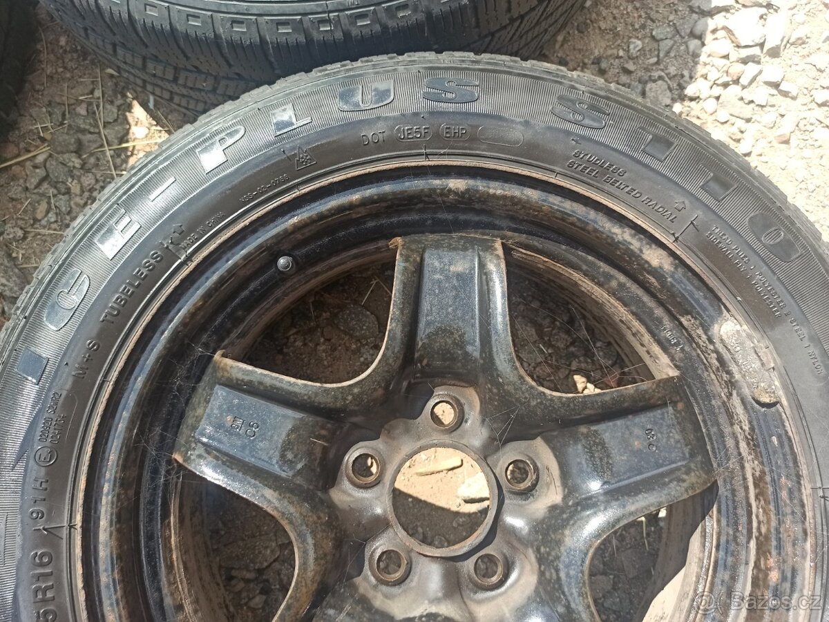GM - Opel,Saab,Fiat - 16J ráfky se zimními pneu 205/55R16 - 4