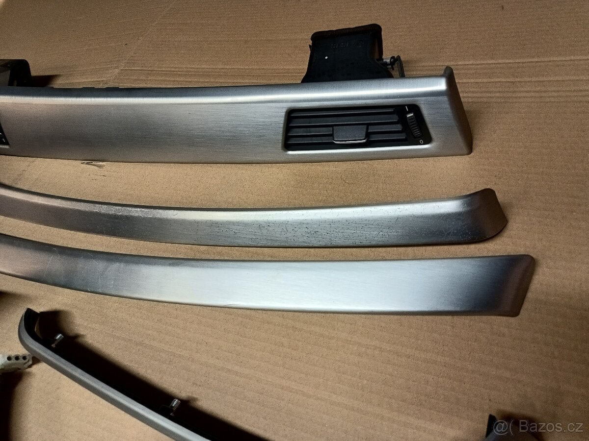 interiér dekor lišty pro Bmw e91 a e90 - kartáčovaný hliník - 4