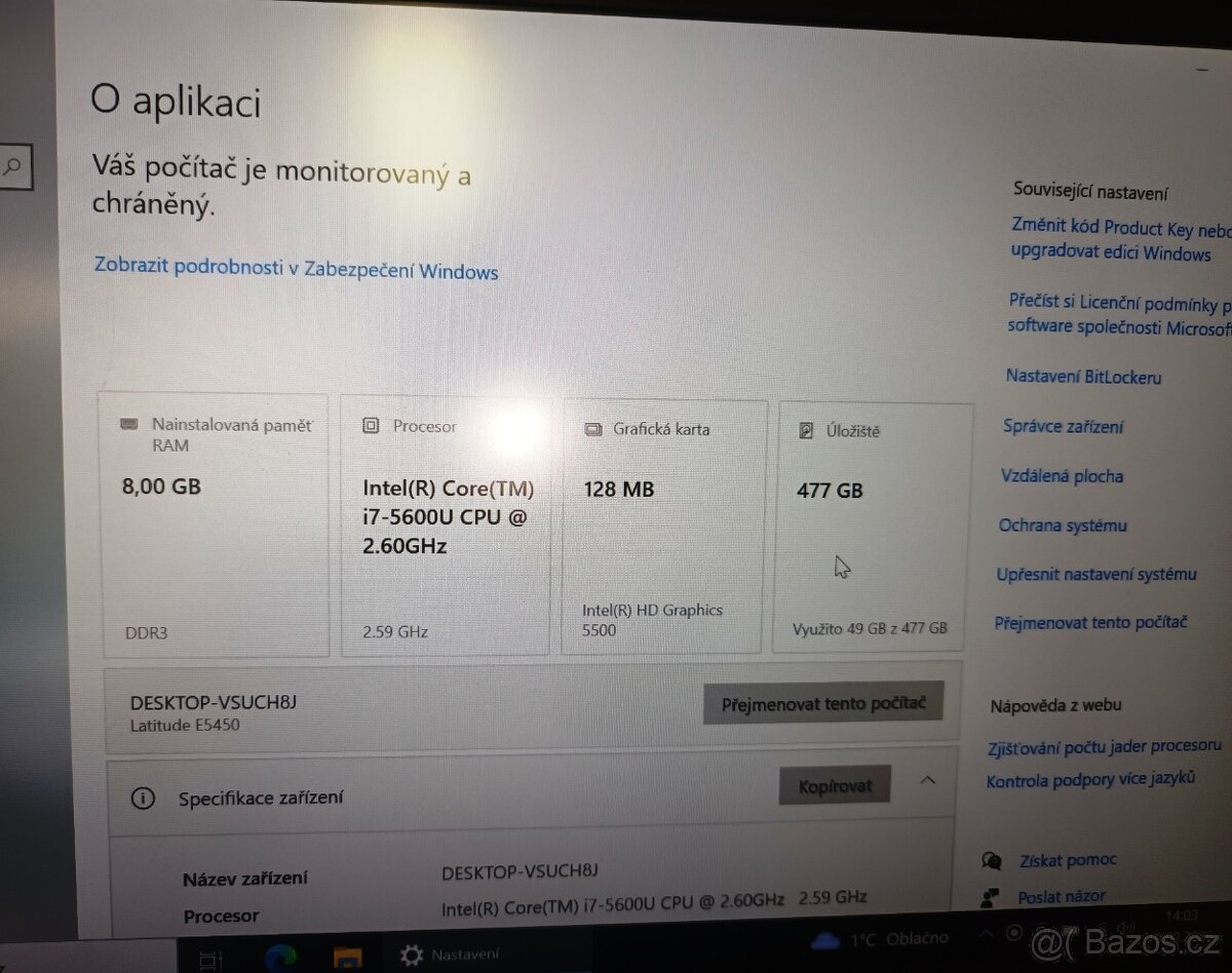 Dell Latitude E5450 s Win 10 Off 2007 - 4