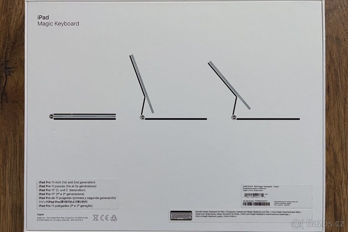 Apple Magic Keyboard pro iPad Pro 11" / iPad Air 10,9" [CZ - 4