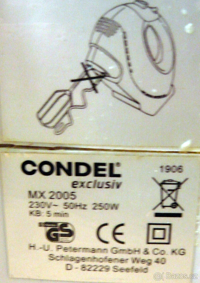 Ruční mixér 2v1 Condel Exclusiv - 4