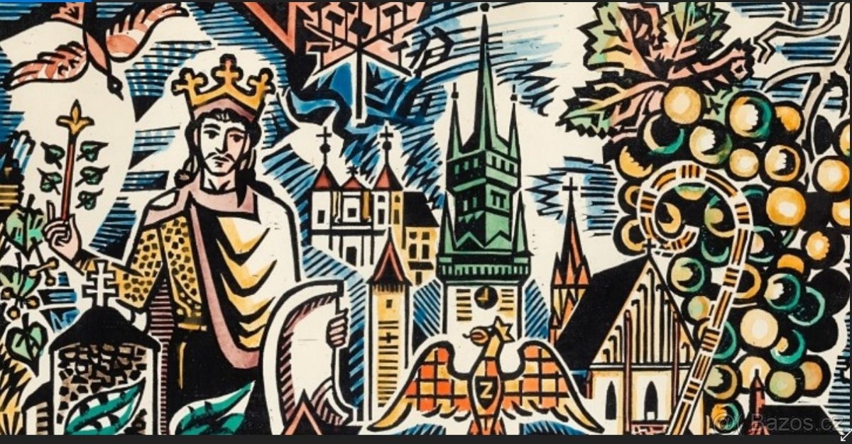 Obraz ZNOJMO Otto STRITZKO 1966 - 4