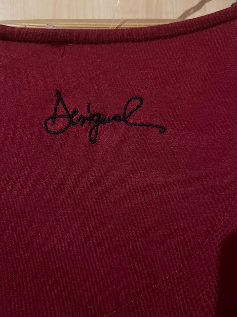 Nové midi šaty s dlouhým rukávem zn.Desigual vel.L - 4