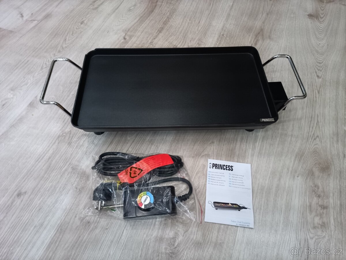 Grilovací deska - kontaktní gril 46x26cm 2500W - 4