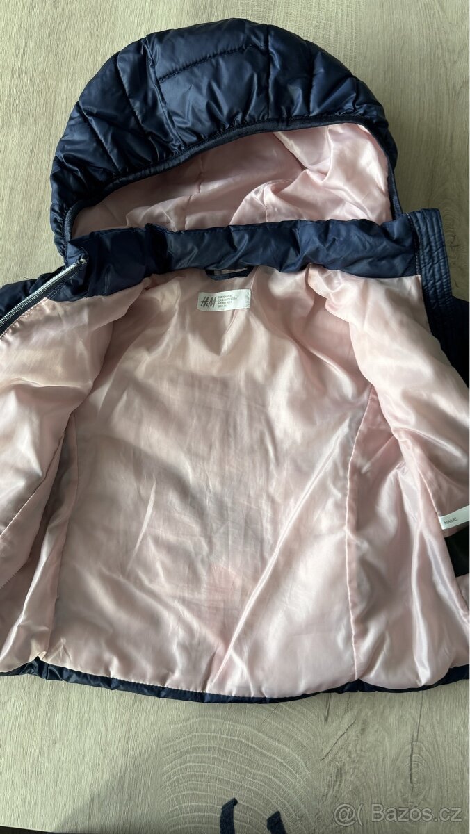 zateplená podzimní bunda H&M 104 - 4