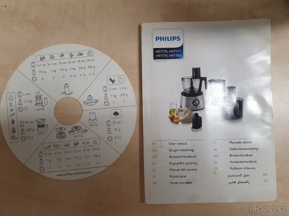 Kuchyňský robot Philips HR 7778 - 4