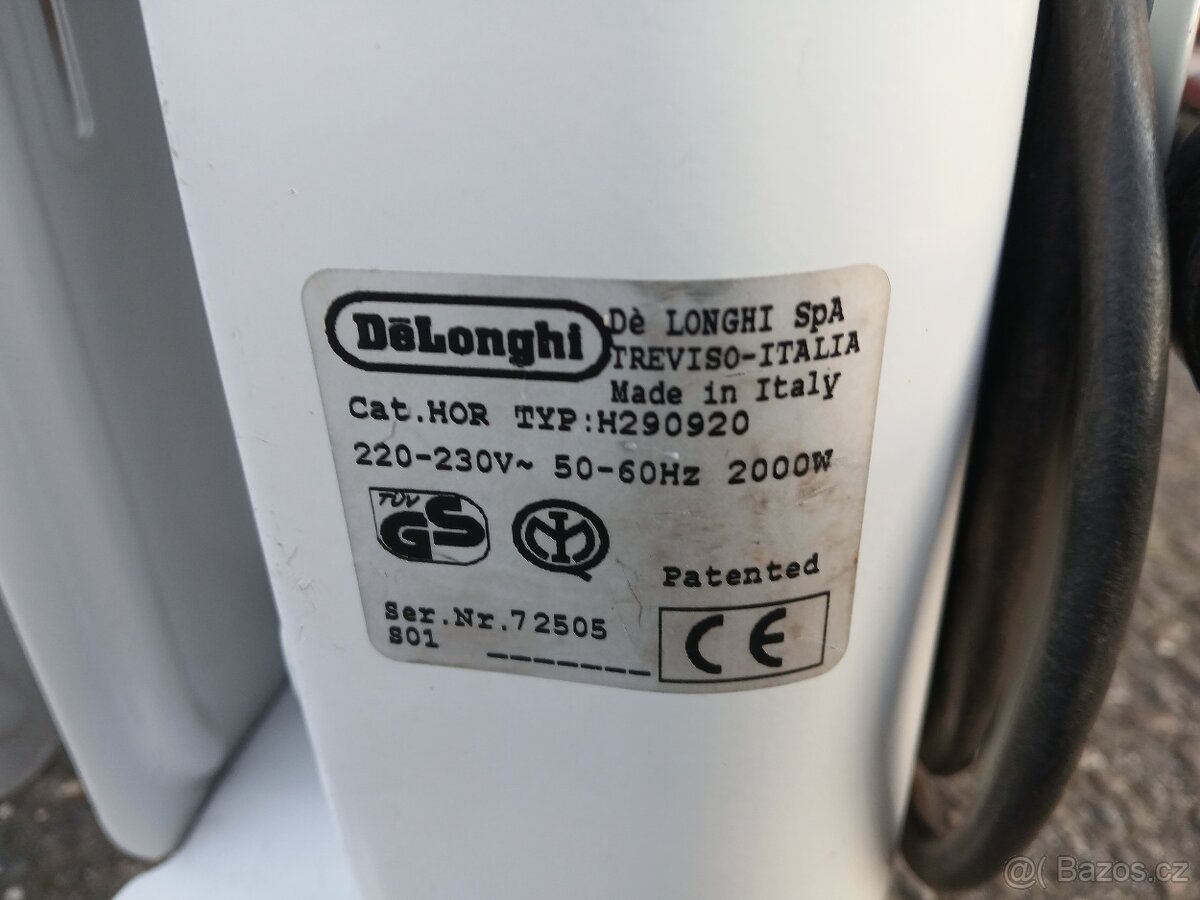 elektricka olejova kamna radiator DeLonghi 2000w - 4