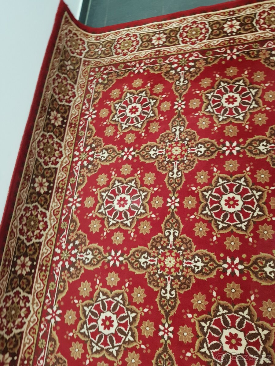 starý mongolský koberec 1966, jemně tkaný 300x200 - 4