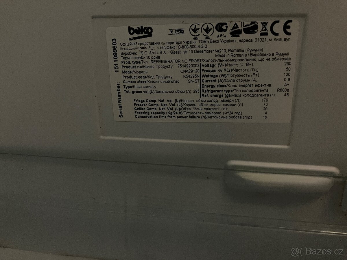 Lednička Beko CNA 29120 - 4