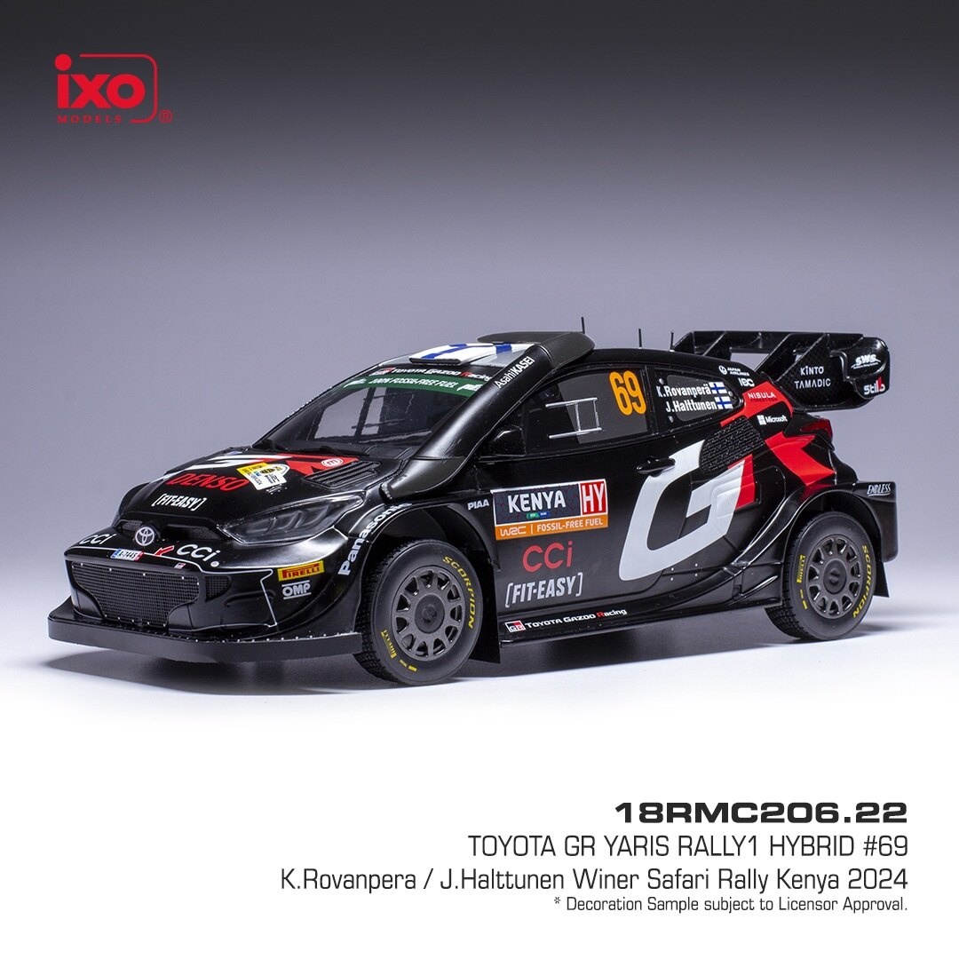 Modely Toyota GR Yaris Rally 1:18 IXO - 4