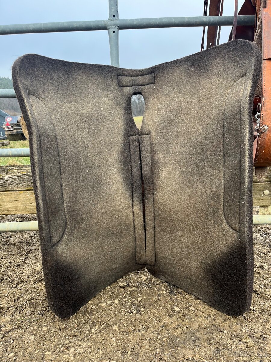 Westernová deka diamond wool pad - 4