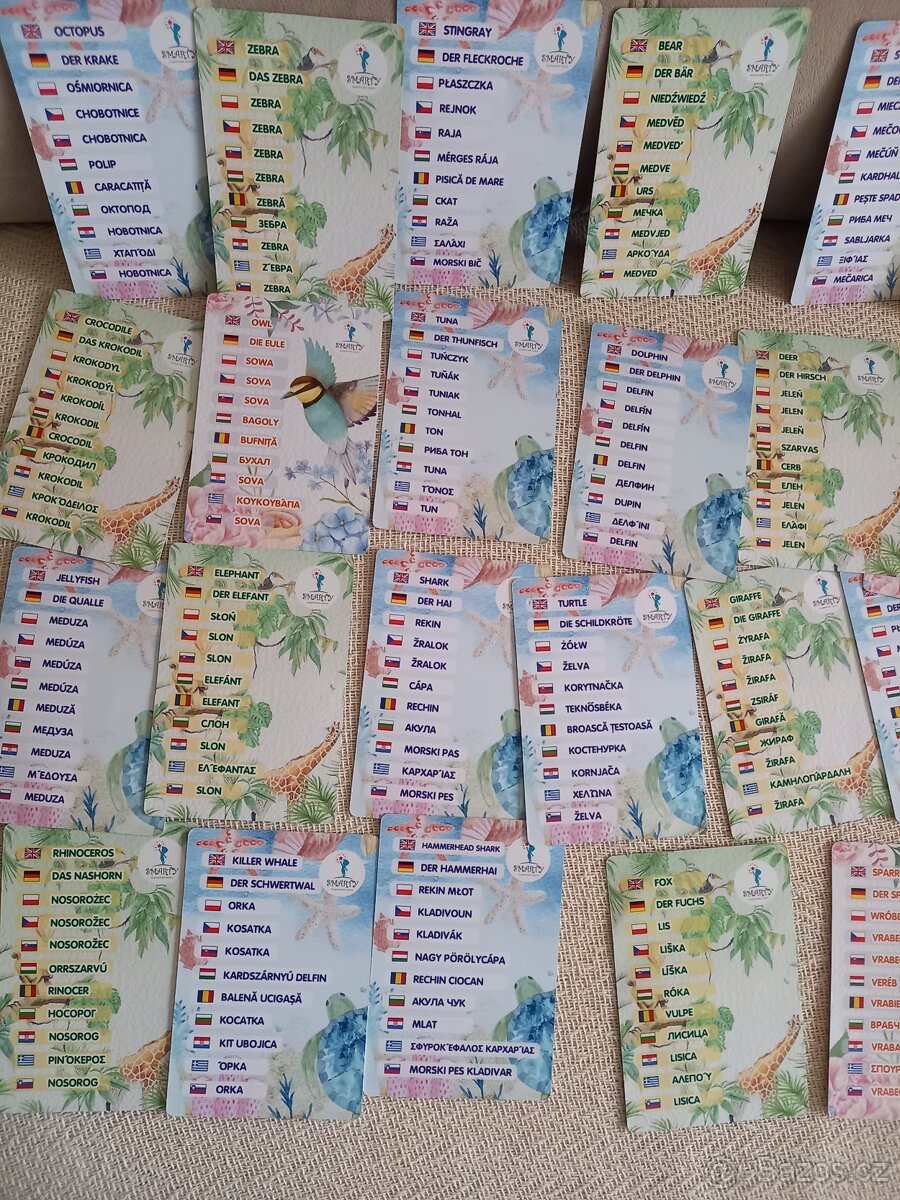 Sběratelské kartičky, zvířata - 4