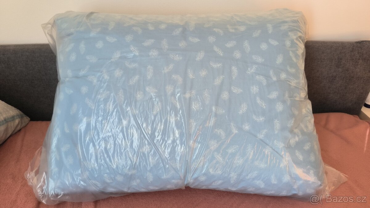 2x nový polštář z husího peří 70×90 cm - 4