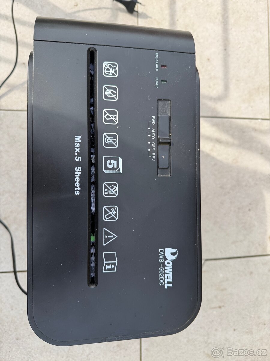 Skartovačka Dowell DWS-502DC - 4