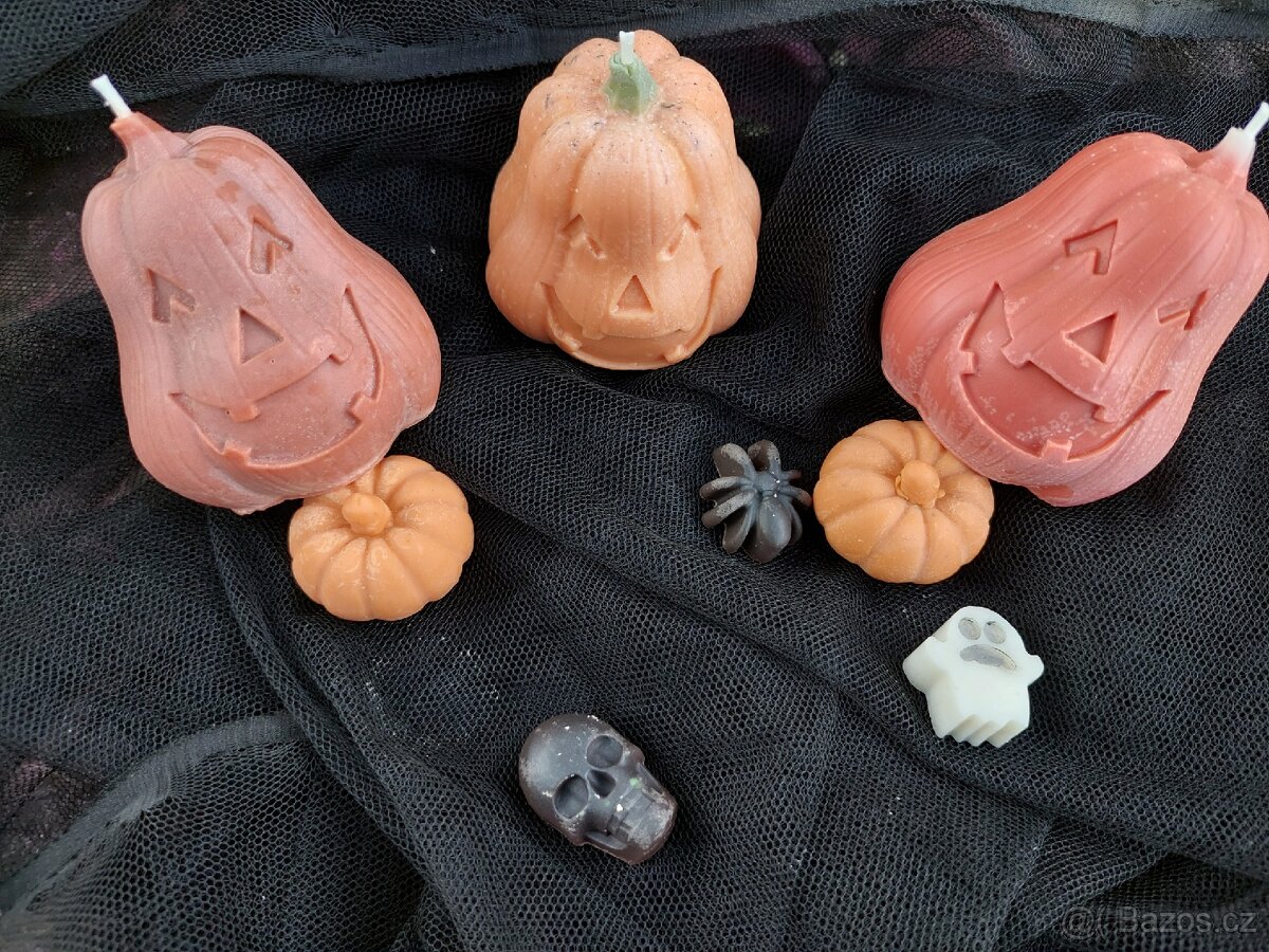 Sójová svíčka DÝNĚ s obličejem - 4