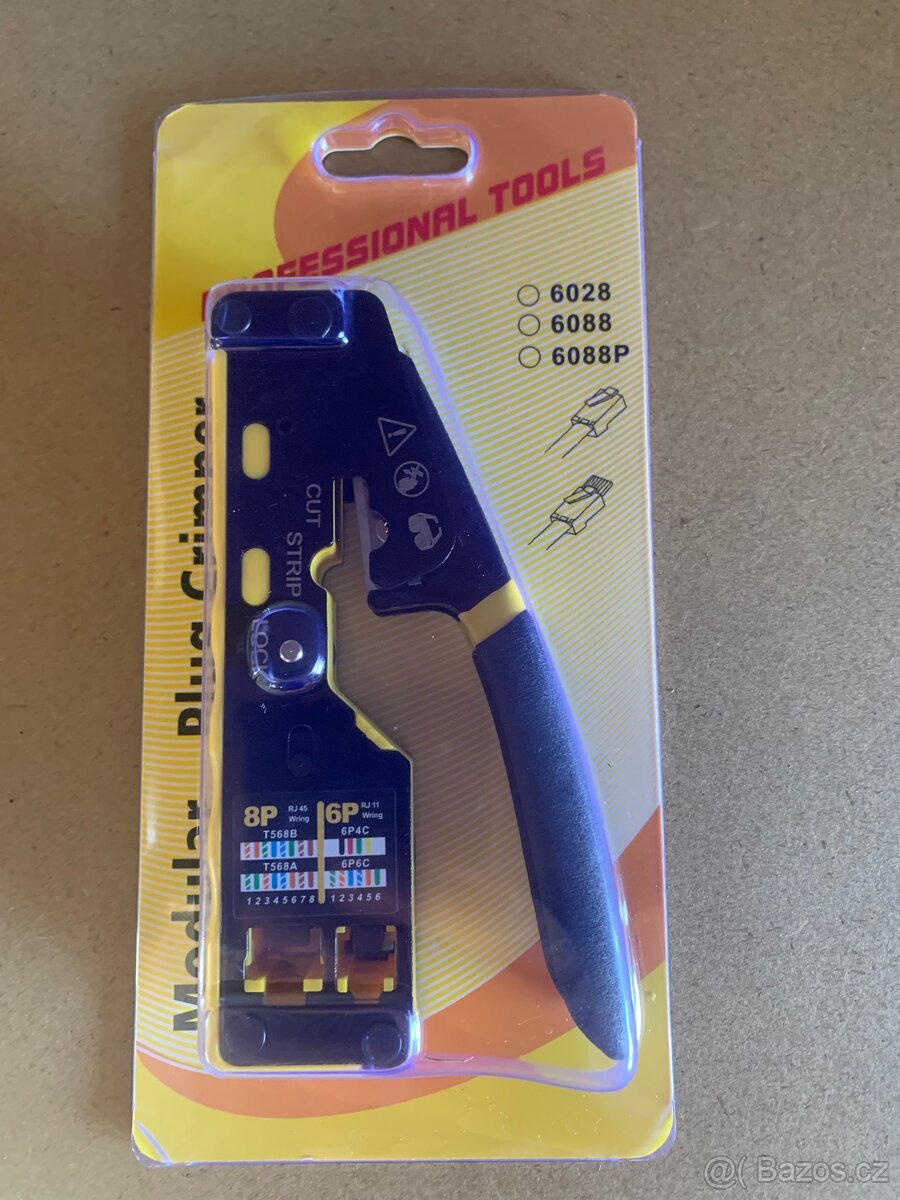 Víceúčelové dvojí krimpovací kleště pro RJ45 - 4