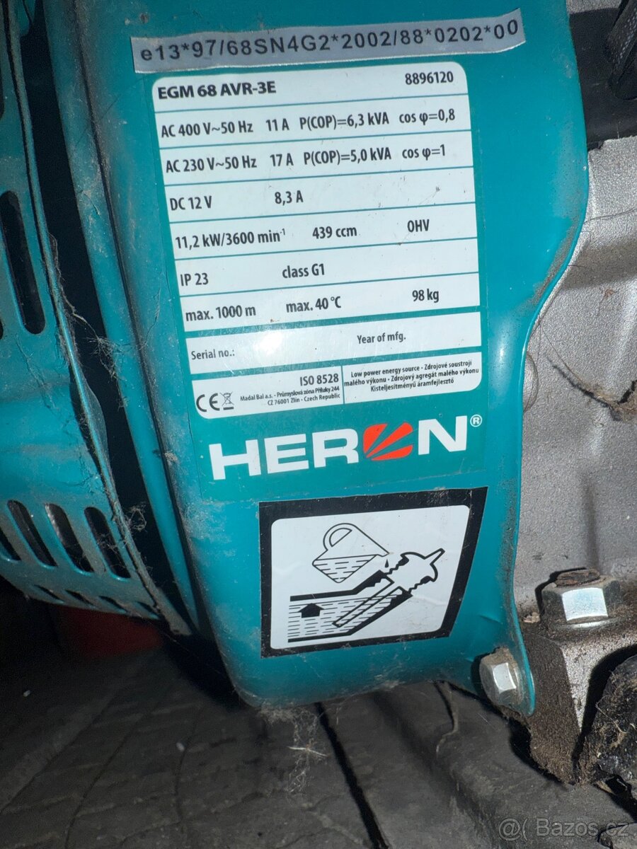 Centrala Heron 3 fázová 7kw - 4